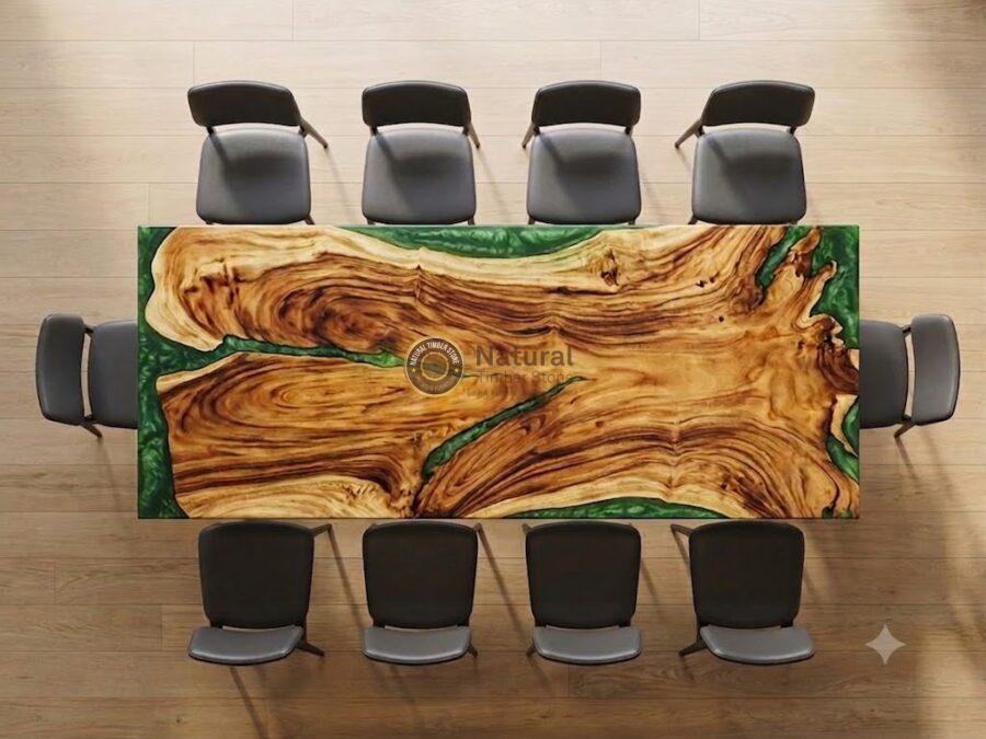 EPX0231 (2500x990x45) - Epoxy Dining Table